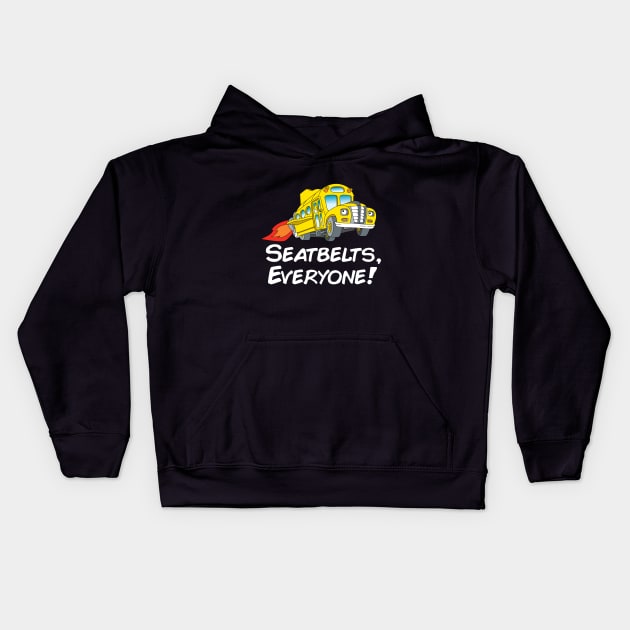 Seabelts everyone Kids Hoodie by stormysilverlake